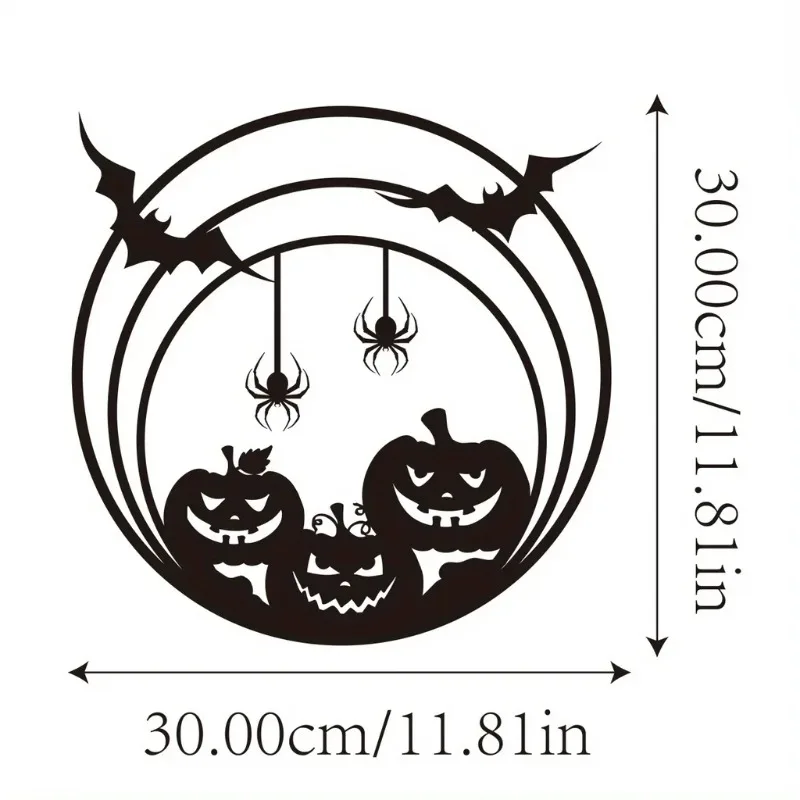 할로윈 금속 벽 장식, 호박, 박쥐, 거미줄 디자인,  - Spider Web Halloween Decoration 리뷰 및 가격