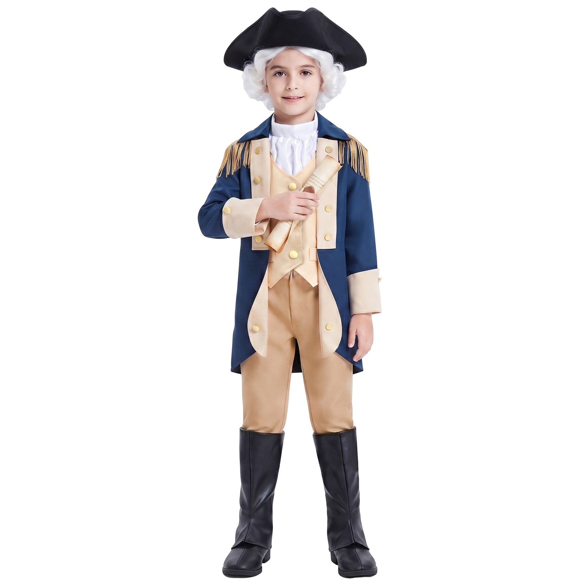 어린이용 조지 워싱턴 시대 복장, 역사적인 군 장교 복 - Halloween Costume Kids 리뷰 및 가격