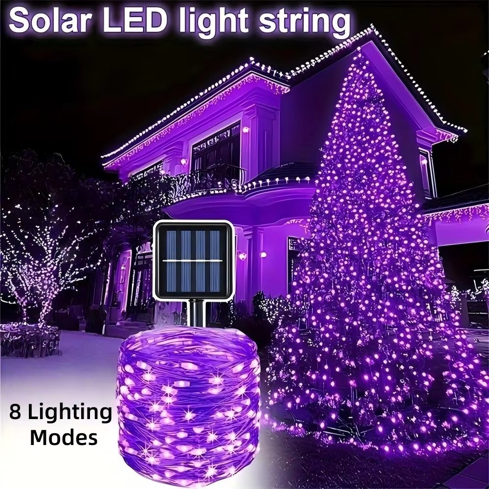 1/2PC12M100LED 할로윈 장식 태양광 LED  - Halloween Led String Lights Orange 리뷰 및 가격