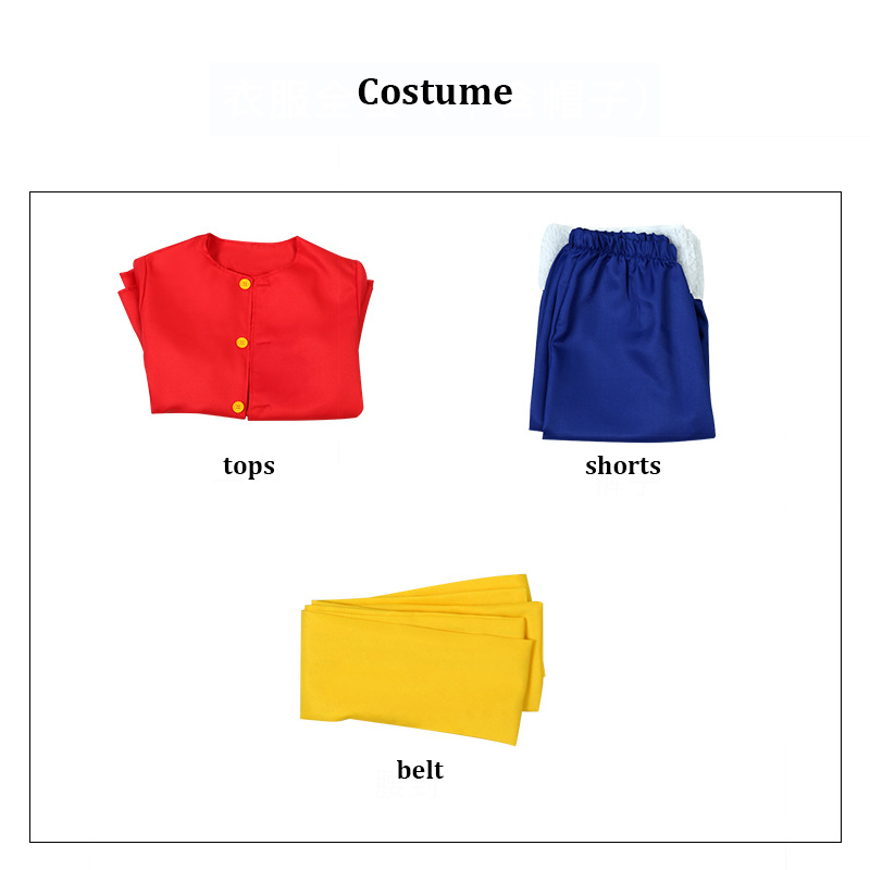 루피 코스프레 의상 모자 가발 애니메이션 원피스 어린이 - Halloween Costume Kids 리뷰 및 가격