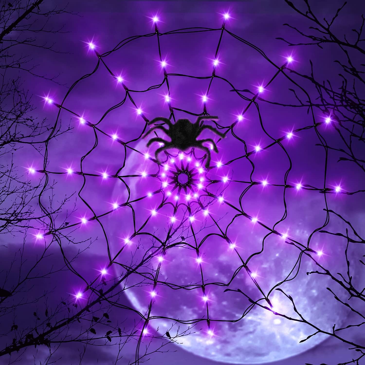 할로윈 LED 빛 문자열 유령 축제 장식 유령 집 파티 - Spider Web Halloween Decoration 리뷰 및 가격